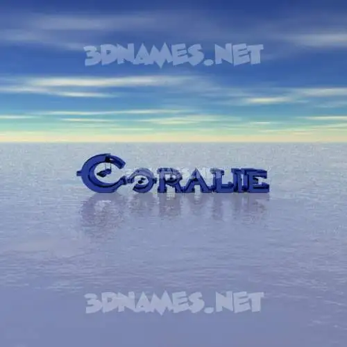 coralie in Horizon style - 3D name wallpaper coralie in Horizon style - 3D name wallpaper