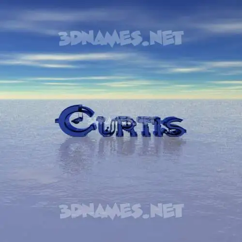 curtis in Horizon style - 3D name wallpaper curtis in Horizon style - 3D name wallpaper