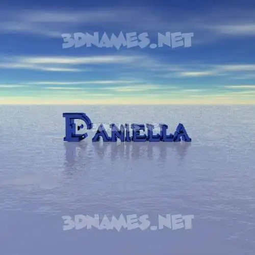 daniella in Horizon style - 3D name wallpaper daniella in Horizon style - 3D name wallpaper