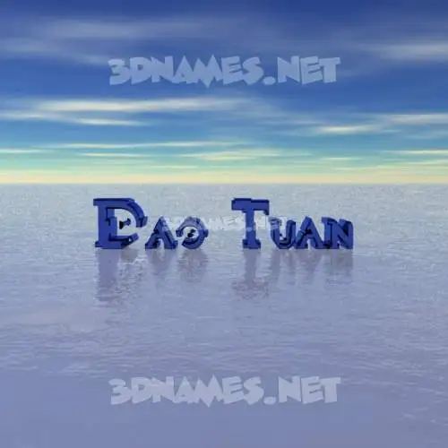 dao tuan in Horizon style - 3D name wallpaper dao tuan in Horizon style - 3D name wallpaper