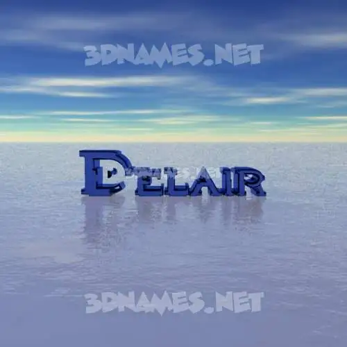 delair in Horizon style - 3D name wallpaper delair in Horizon style - 3D name wallpaper