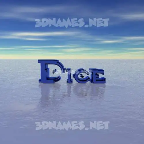 dice in Horizon style - 3D name wallpaper dice in Horizon style - 3D name wallpaper