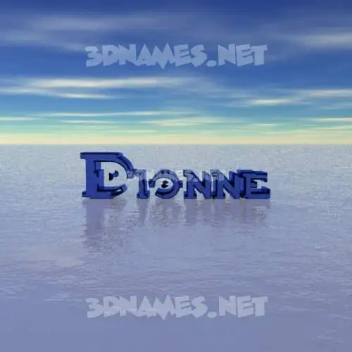 dionne in Horizon style - 3D name wallpaper dionne in Horizon style - 3D name wallpaper