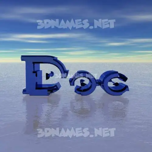 doc in Horizon style - 3D name wallpaper doc in Horizon style - 3D name wallpaper