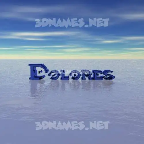 dolores in Horizon style - 3D name wallpaper dolores in Horizon style - 3D name wallpaper