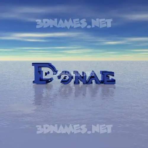 donae in Horizon style - 3D name wallpaper donae in Horizon style - 3D name wallpaper