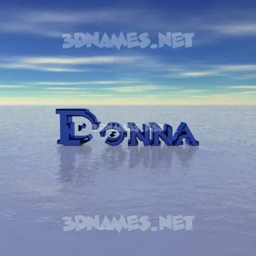 donna in Horizon style - 3D name wallpaper donna in Horizon style - 3D name wallpaper