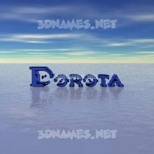 dorota in Horizon style - 3D name wallpaper dorota in Horizon style - 3D name wallpaper