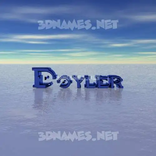 doyler in Horizon style - 3D name wallpaper doyler in Horizon style - 3D name wallpaper