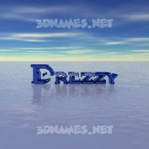 drezzy in Horizon style - 3D name wallpaper drezzy in Horizon style - 3D name wallpaper