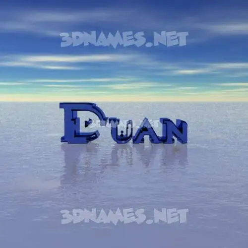 duan in Horizon style - 3D name wallpaper duan in Horizon style - 3D name wallpaper
