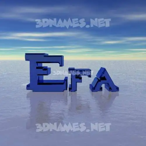efa in Horizon style - 3D name wallpaper efa in Horizon style - 3D name wallpaper
