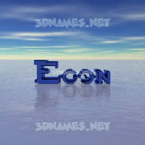 egon in Horizon style - 3D name wallpaper egon in Horizon style - 3D name wallpaper