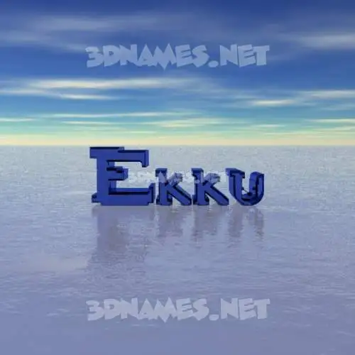 ekku in Horizon style - 3D name wallpaper ekku in Horizon style - 3D name wallpaper