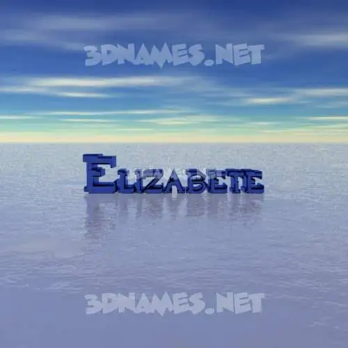 elizabete in Horizon style - 3D name wallpaper elizabete in Horizon style - 3D name wallpaper