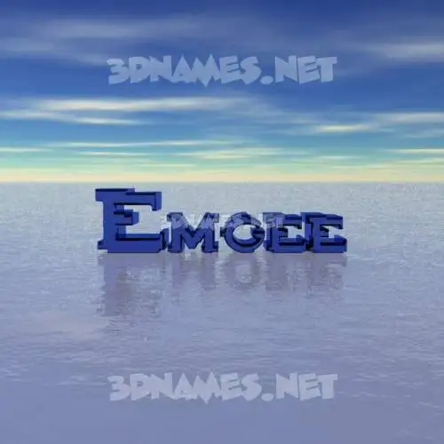 emgee in Horizon style - 3D name wallpaper emgee in Horizon style - 3D name wallpaper