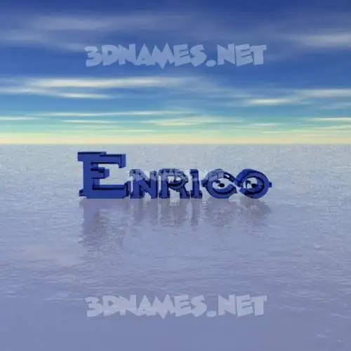 enrico in Horizon style - 3D name wallpaper enrico in Horizon style - 3D name wallpaper