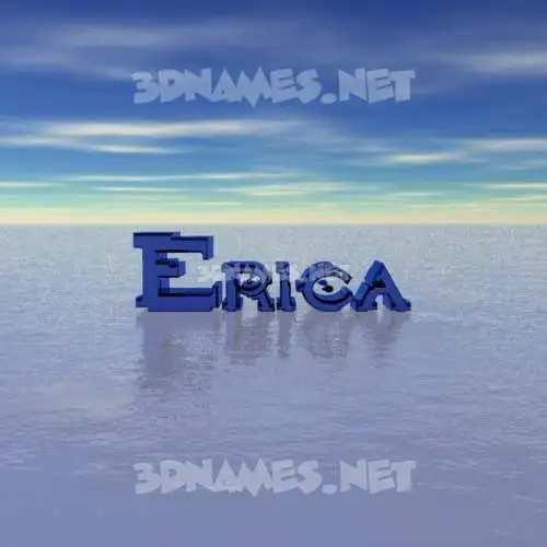 erica in Horizon style - 3D name wallpaper erica in Horizon style - 3D name wallpaper