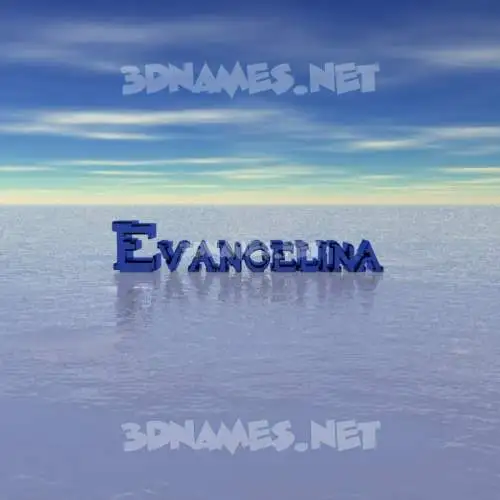 evangelina in Horizon style - 3D name wallpaper evangelina in Horizon style - 3D name wallpaper
