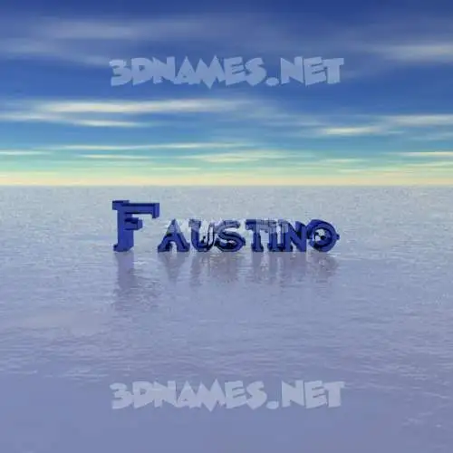 faustino in Horizon style - 3D name wallpaper faustino in Horizon style - 3D name wallpaper