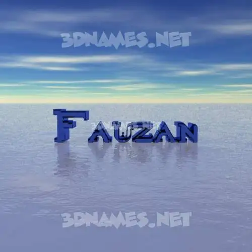 fauzan in Horizon style - 3D name wallpaper fauzan in Horizon style - 3D name wallpaper