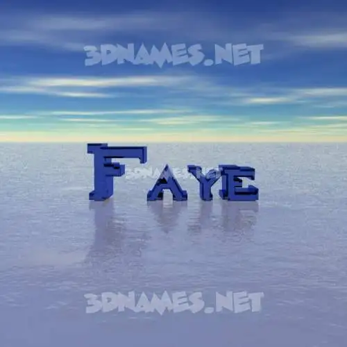 faye in Horizon style - 3D name wallpaper faye in Horizon style - 3D name wallpaper