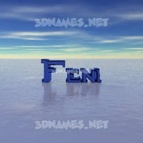 feni in Horizon style - 3D name wallpaper feni in Horizon style - 3D name wallpaper