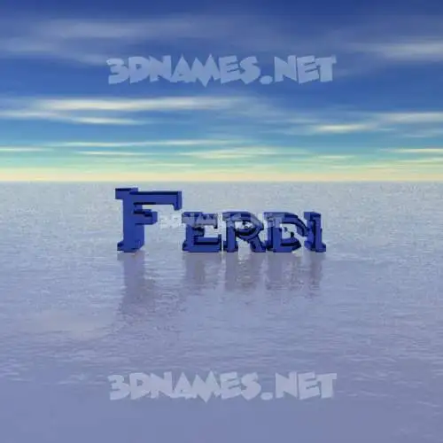 ferdi in Horizon style - 3D name wallpaper ferdi in Horizon style - 3D name wallpaper