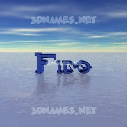 fido in Horizon style - 3D name wallpaper fido in Horizon style - 3D name wallpaper