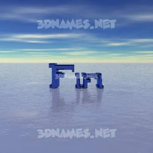 fifi in Horizon style - 3D name wallpaper fifi in Horizon style - 3D name wallpaper