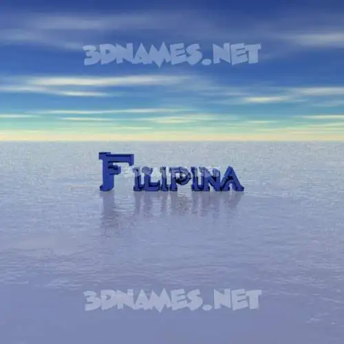 filipina in Horizon style - 3D name wallpaper filipina in Horizon style - 3D name wallpaper