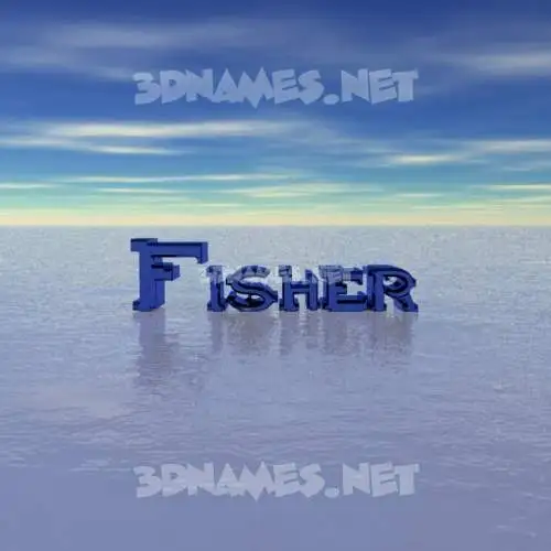fisher in Horizon style - 3D name wallpaper fisher in Horizon style - 3D name wallpaper