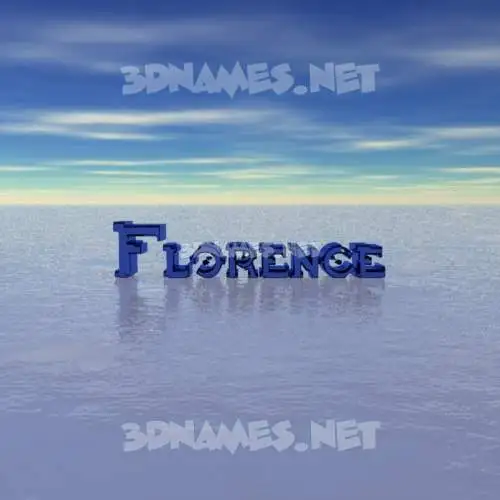 florence in Horizon style - 3D name wallpaper florence in Horizon style - 3D name wallpaper