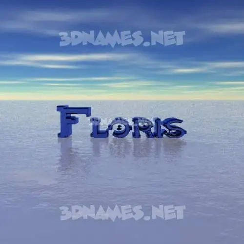 floris in Horizon style - 3D name wallpaper floris in Horizon style - 3D name wallpaper
