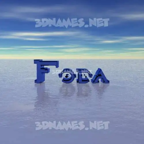 foda in Horizon style - 3D name wallpaper foda in Horizon style - 3D name wallpaper