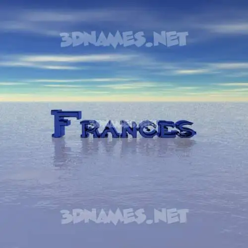 frances in Horizon style - 3D name wallpaper frances in Horizon style - 3D name wallpaper