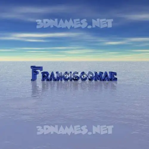 franciscomae in Horizon style - 3D name wallpaper franciscomae in Horizon style - 3D name wallpaper
