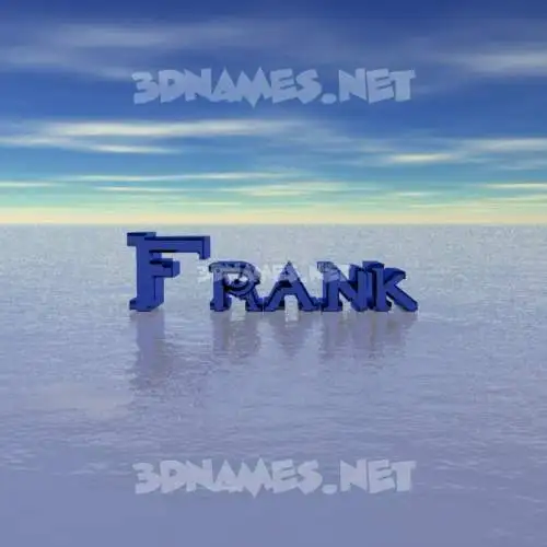 frank in Horizon style - 3D name wallpaper frank in Horizon style - 3D name wallpaper