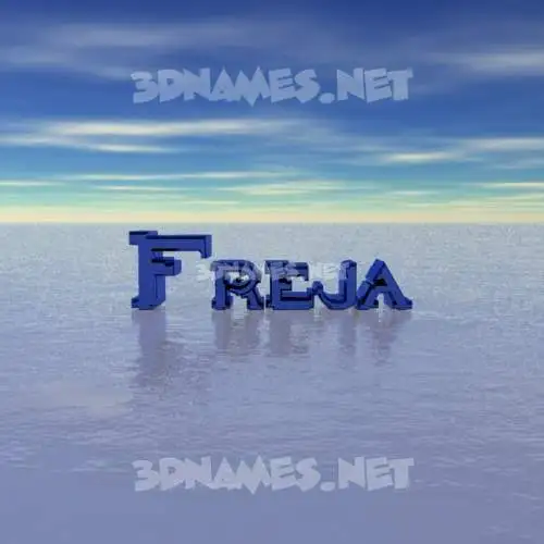 freja in Horizon style - 3D name wallpaper freja in Horizon style - 3D name wallpaper