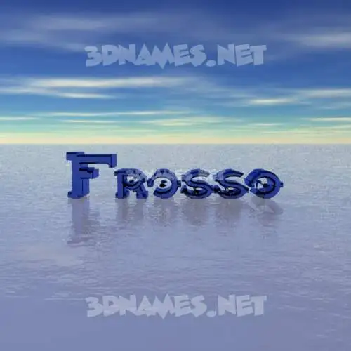 frosso in Horizon style - 3D name wallpaper