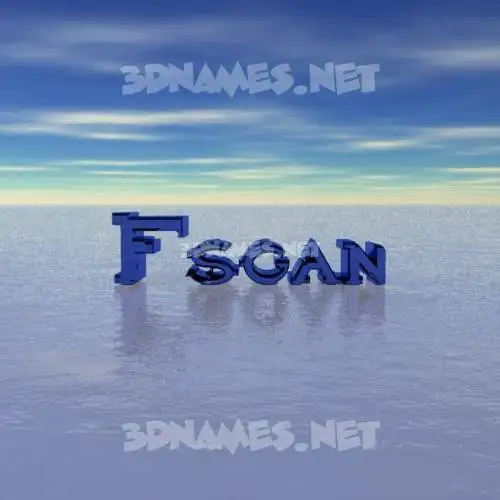 fsgan in Horizon style - 3D name wallpaper fsgan in Horizon style - 3D name wallpaper