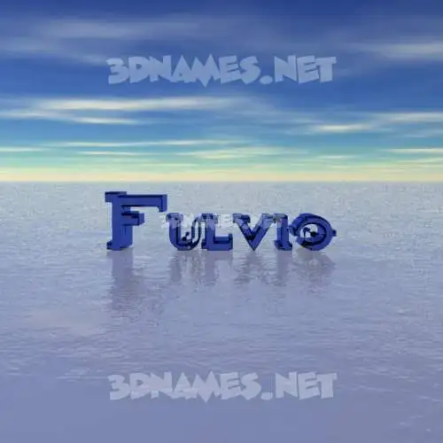 fulvio in Horizon style - 3D name wallpaper