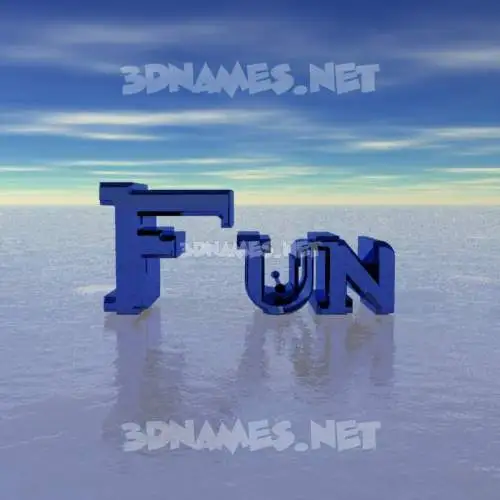 fun in Horizon style - 3D name wallpaper fun in Horizon style - 3D name wallpaper