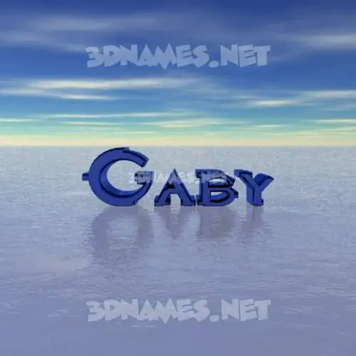 gaby in Horizon style - 3D name wallpaper gaby in Horizon style - 3D name wallpaper