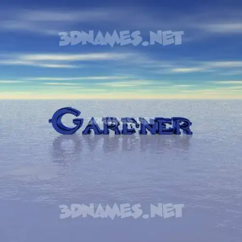 gardner in Horizon style - 3D name wallpaper gardner in Horizon style - 3D name wallpaper