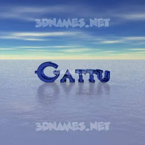 gattu in Horizon style - 3D name wallpaper gattu in Horizon style - 3D name wallpaper