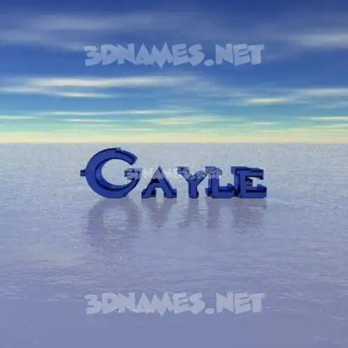 gayle in Horizon style - 3D name wallpaper gayle in Horizon style - 3D name wallpaper