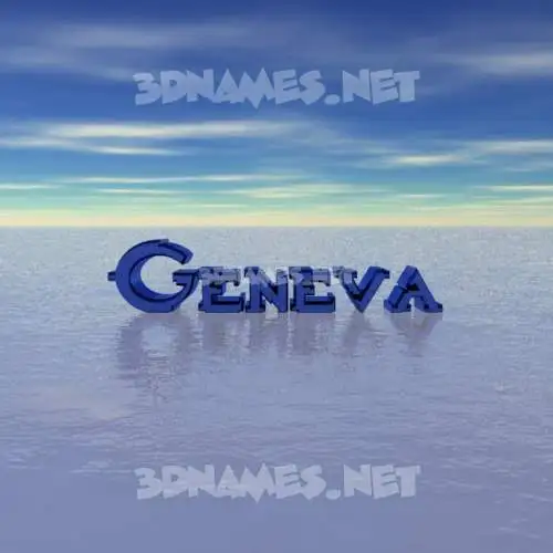geneva in Horizon style - 3D name wallpaper geneva in Horizon style - 3D name wallpaper