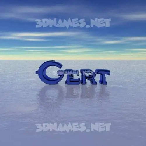 gert in Horizon style - 3D name wallpaper gert in Horizon style - 3D name wallpaper