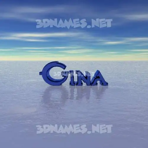gina in Horizon style - 3D name wallpaper gina in Horizon style - 3D name wallpaper